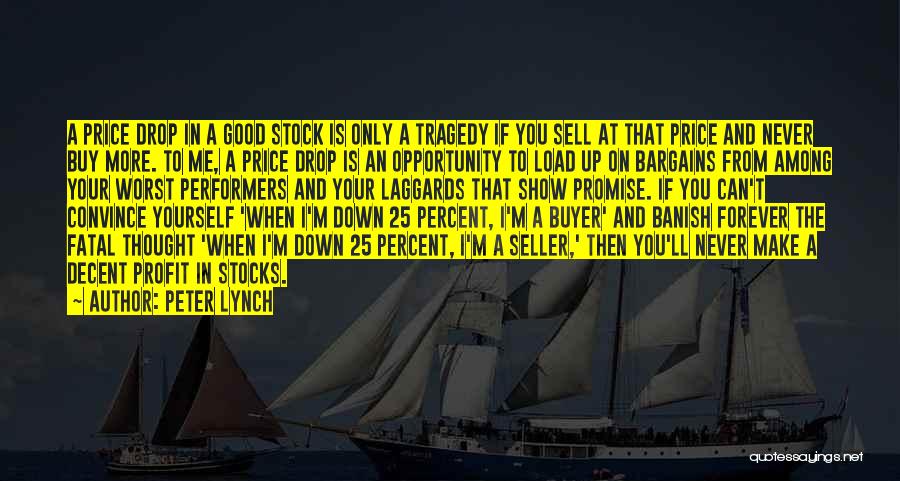 Peter Lynch Quotes: A Price Drop In A Good Stock Is Only A Tragedy If You Sell At That Price And Never Buy