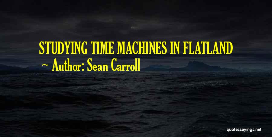 Sean Carroll Quotes: Studying Time Machines In Flatland