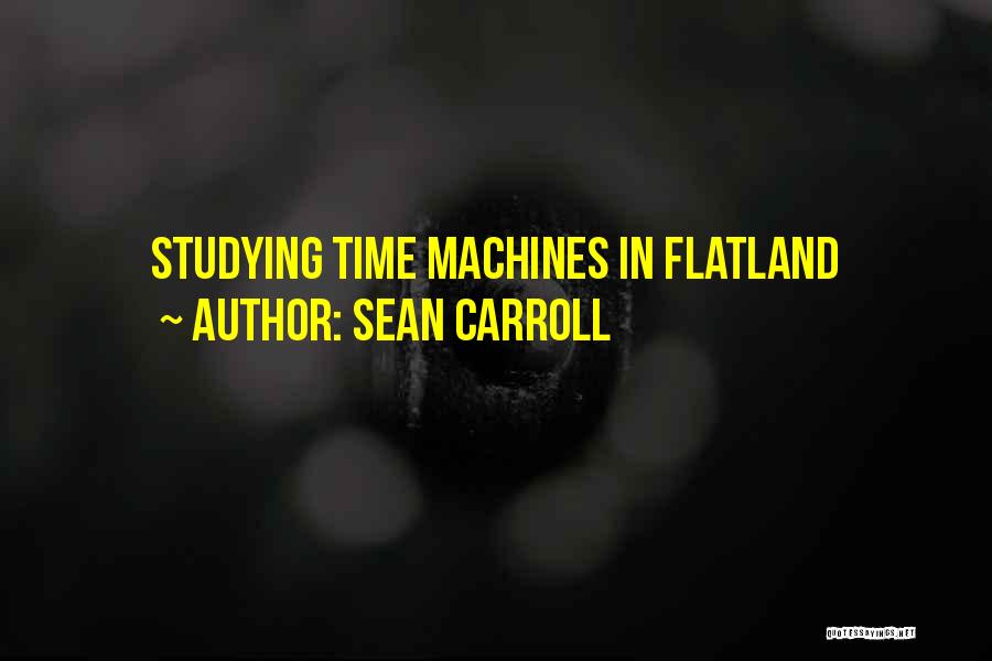 Sean Carroll Quotes: Studying Time Machines In Flatland