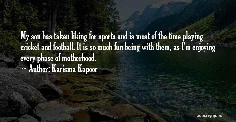 Karisma Kapoor Quotes: My Son Has Taken Liking For Sports And Is Most Of The Time Playing Cricket And Football. It Is So