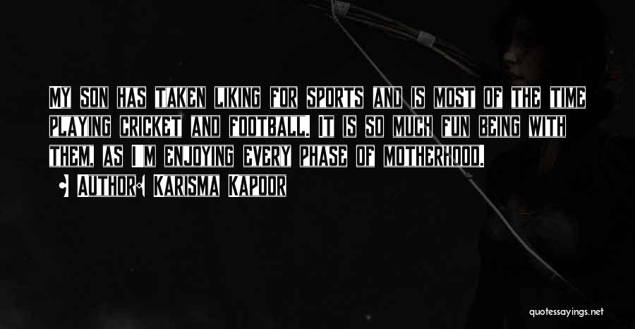 Karisma Kapoor Quotes: My Son Has Taken Liking For Sports And Is Most Of The Time Playing Cricket And Football. It Is So