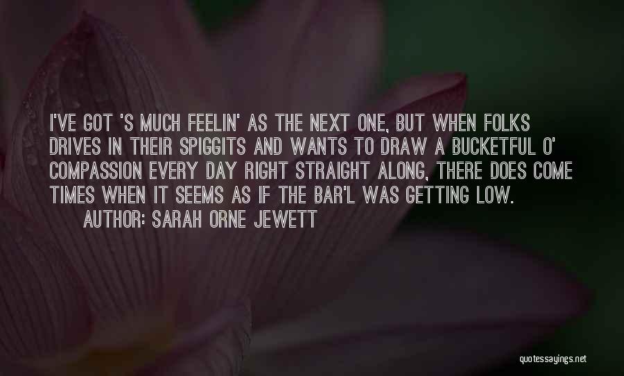 Sarah Orne Jewett Quotes: I've Got 's Much Feelin' As The Next One, But When Folks Drives In Their Spiggits And Wants To Draw