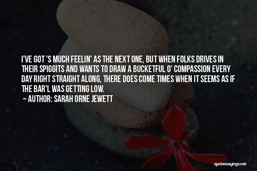 Sarah Orne Jewett Quotes: I've Got 's Much Feelin' As The Next One, But When Folks Drives In Their Spiggits And Wants To Draw