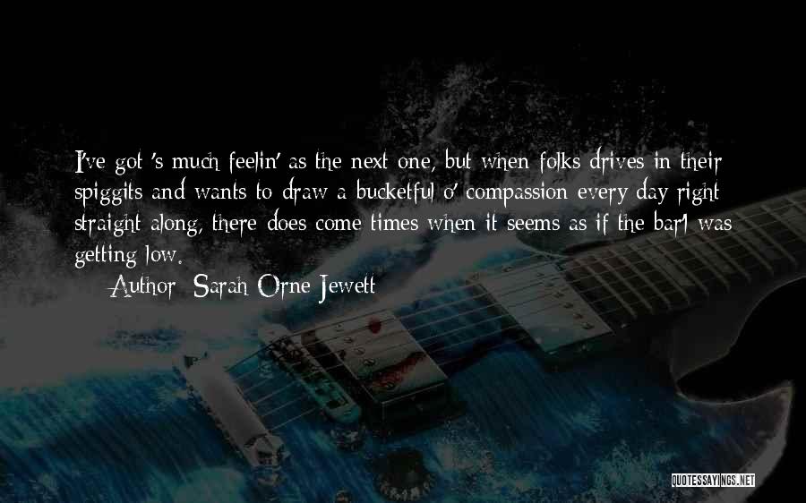 Sarah Orne Jewett Quotes: I've Got 's Much Feelin' As The Next One, But When Folks Drives In Their Spiggits And Wants To Draw