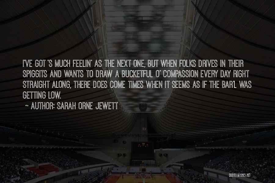 Sarah Orne Jewett Quotes: I've Got 's Much Feelin' As The Next One, But When Folks Drives In Their Spiggits And Wants To Draw