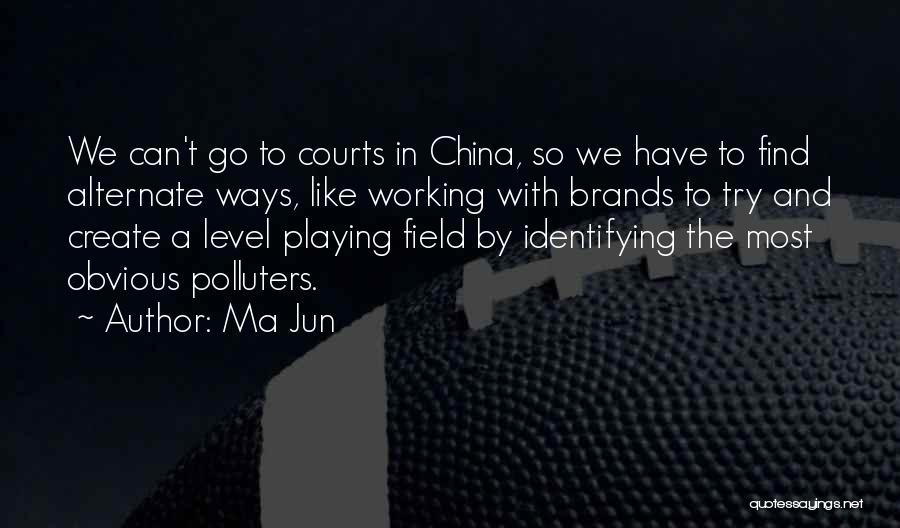 Ma Jun Quotes: We Can't Go To Courts In China, So We Have To Find Alternate Ways, Like Working With Brands To Try