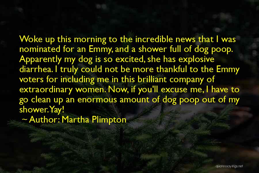 Martha Plimpton Quotes: Woke Up This Morning To The Incredible News That I Was Nominated For An Emmy, And A Shower Full Of