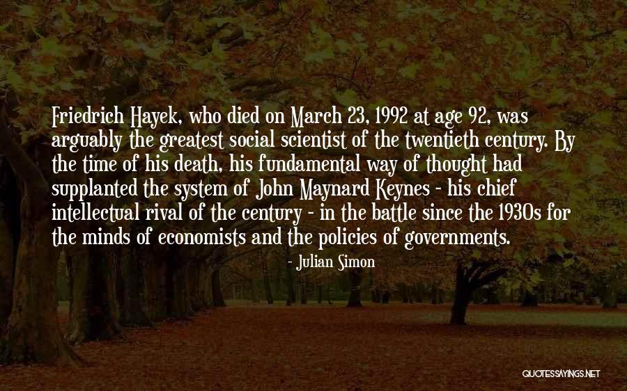 23 March Quotes By Julian Simon 23 March Quotes By Julian Simon