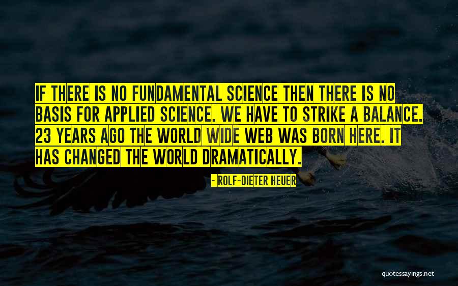 23 Quotes By Rolf-Dieter Heuer