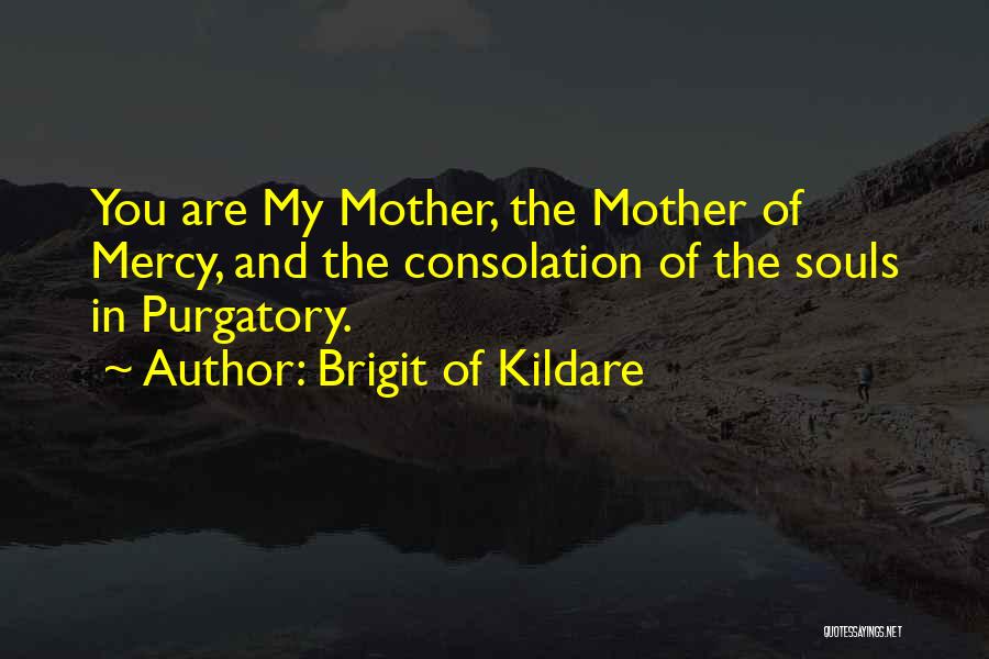 Brigit Of Kildare Quotes: You Are My Mother, The Mother Of Mercy, And The Consolation Of The Souls In Purgatory.