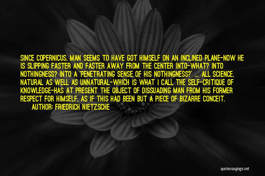 Friedrich Nietzsche Quotes: Since Copernicus, Man Seems To Have Got Himself On An Inclined Plane-now He Is Slipping Faster And Faster Away From