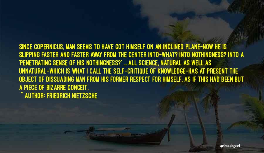 Friedrich Nietzsche Quotes: Since Copernicus, Man Seems To Have Got Himself On An Inclined Plane-now He Is Slipping Faster And Faster Away From