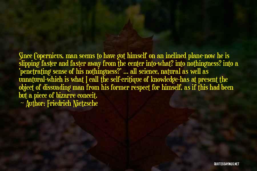 Friedrich Nietzsche Quotes: Since Copernicus, Man Seems To Have Got Himself On An Inclined Plane-now He Is Slipping Faster And Faster Away From