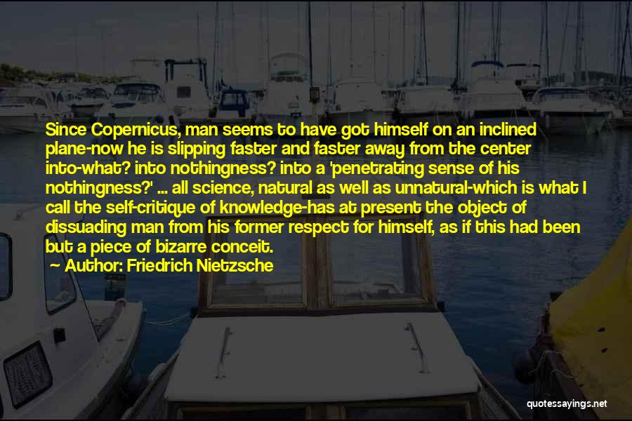 Friedrich Nietzsche Quotes: Since Copernicus, Man Seems To Have Got Himself On An Inclined Plane-now He Is Slipping Faster And Faster Away From