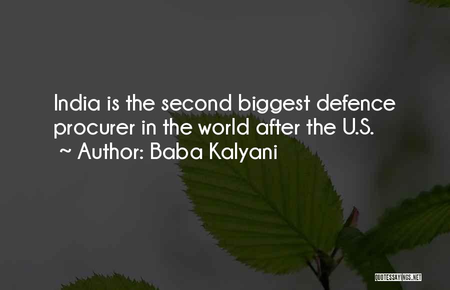 Baba Kalyani Quotes: India Is The Second Biggest Defence Procurer In The World After The U.s.