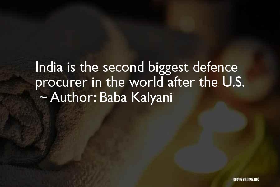 Baba Kalyani Quotes: India Is The Second Biggest Defence Procurer In The World After The U.s.
