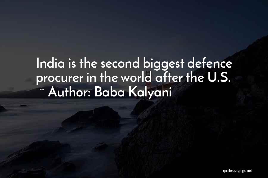 Baba Kalyani Quotes: India Is The Second Biggest Defence Procurer In The World After The U.s.