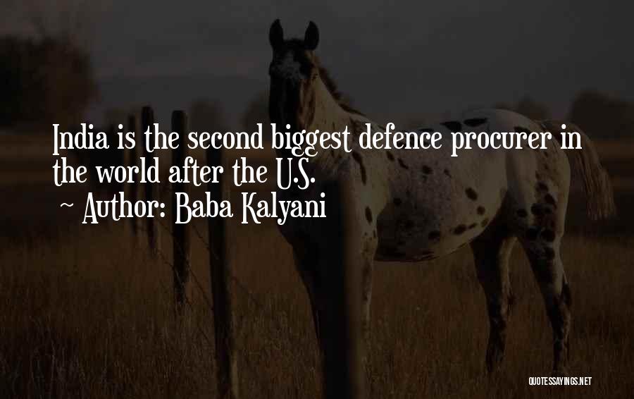 Baba Kalyani Quotes: India Is The Second Biggest Defence Procurer In The World After The U.s.