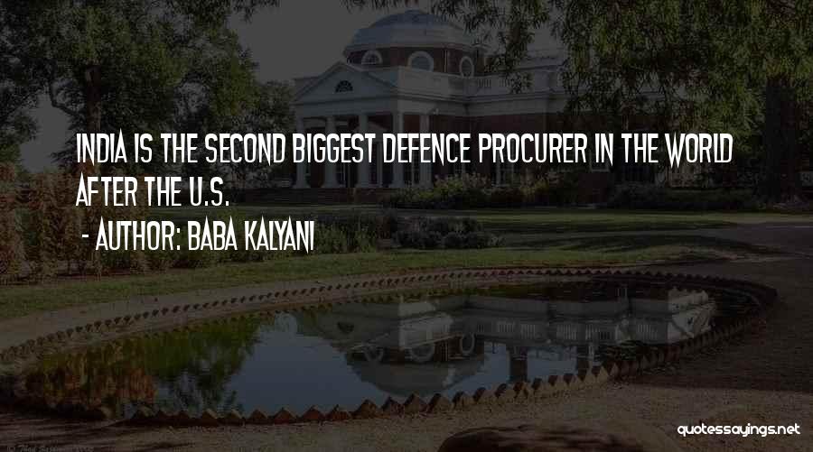 Baba Kalyani Quotes: India Is The Second Biggest Defence Procurer In The World After The U.s.