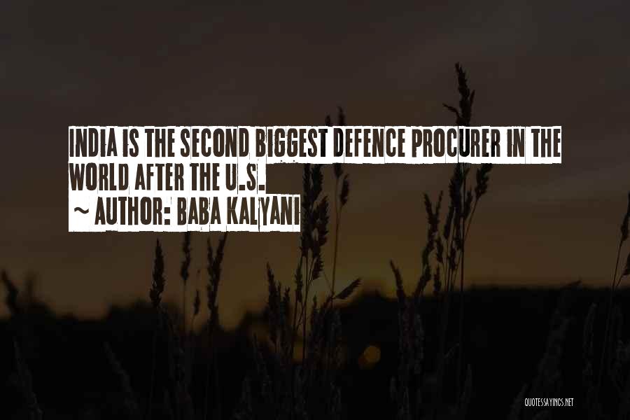 Baba Kalyani Quotes: India Is The Second Biggest Defence Procurer In The World After The U.s.