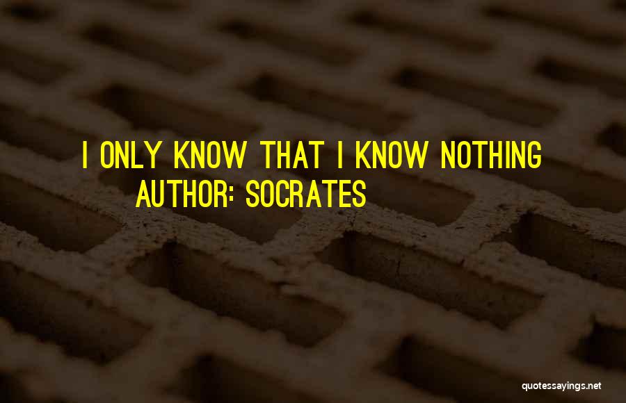 Socrates Quotes: I Only Know That I Know Nothing