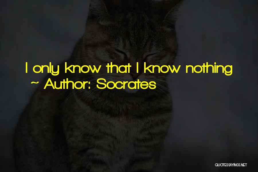 Socrates Quotes: I Only Know That I Know Nothing