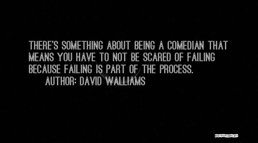 David Walliams Quotes: There's Something About Being A Comedian That Means You Have To Not Be Scared Of Failing Because Failing Is Part