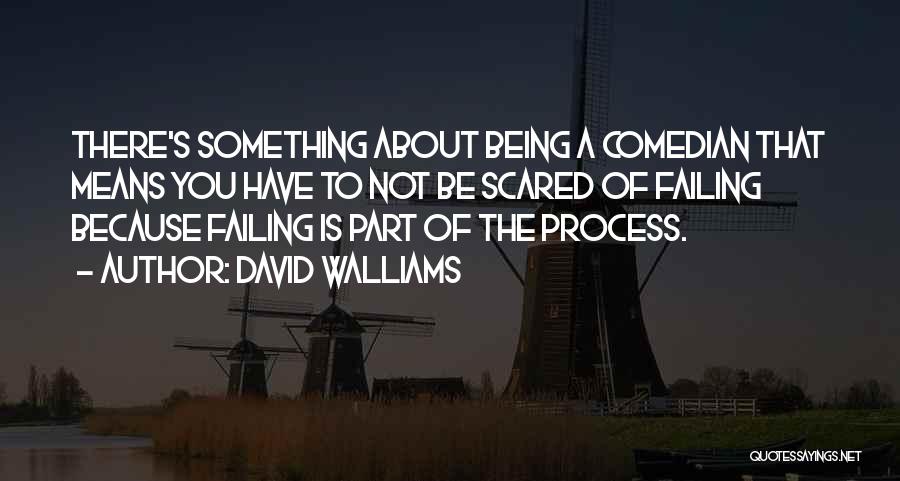 David Walliams Quotes: There's Something About Being A Comedian That Means You Have To Not Be Scared Of Failing Because Failing Is Part