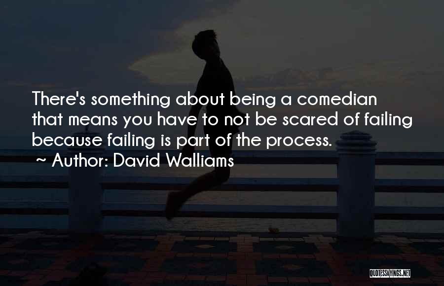 David Walliams Quotes: There's Something About Being A Comedian That Means You Have To Not Be Scared Of Failing Because Failing Is Part