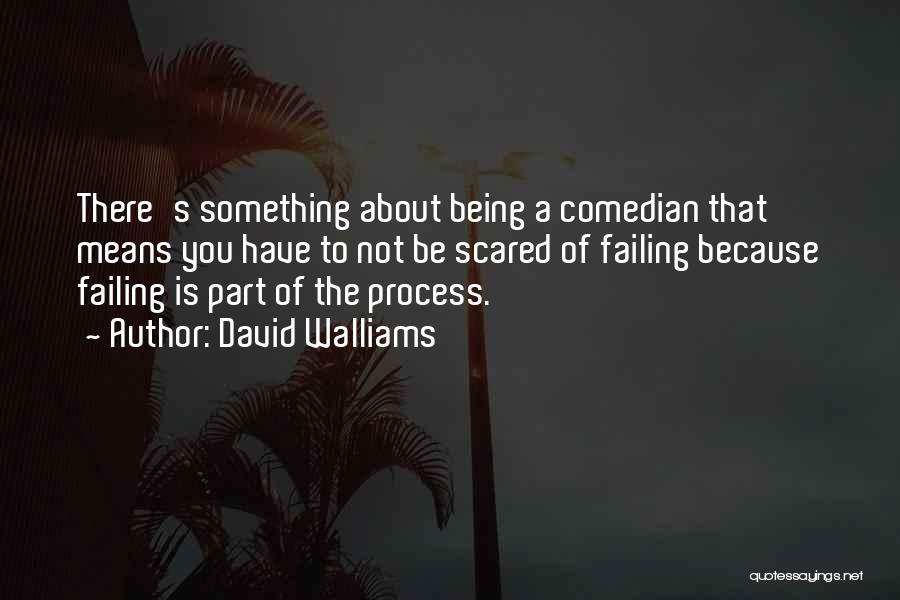 David Walliams Quotes: There's Something About Being A Comedian That Means You Have To Not Be Scared Of Failing Because Failing Is Part