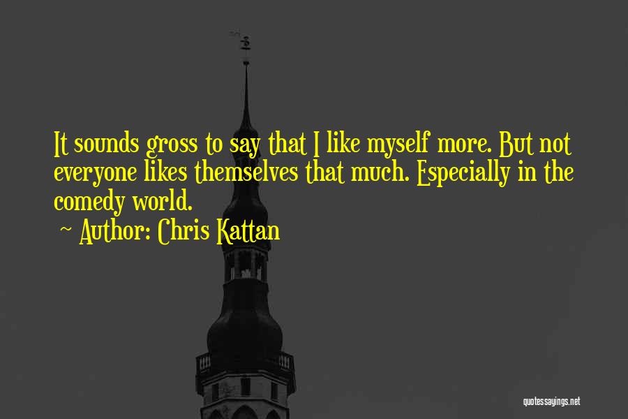 Chris Kattan Quotes: It Sounds Gross To Say That I Like Myself More. But Not Everyone Likes Themselves That Much. Especially In The