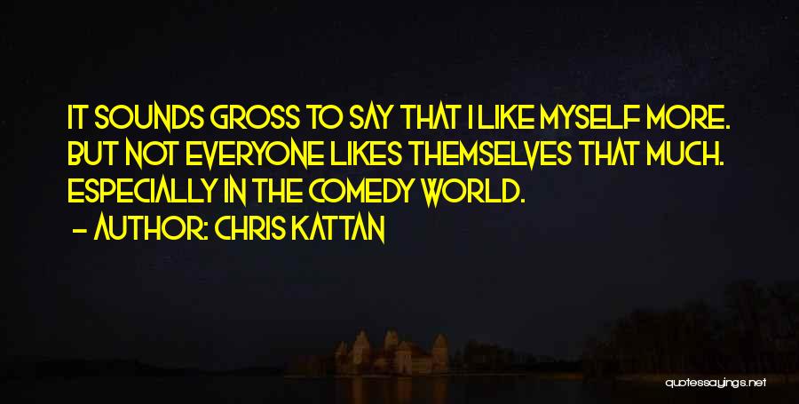 Chris Kattan Quotes: It Sounds Gross To Say That I Like Myself More. But Not Everyone Likes Themselves That Much. Especially In The