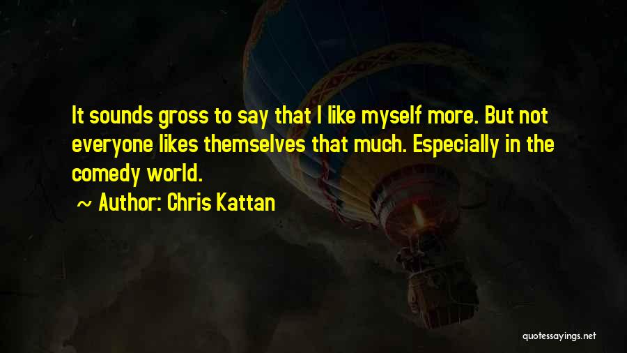 Chris Kattan Quotes: It Sounds Gross To Say That I Like Myself More. But Not Everyone Likes Themselves That Much. Especially In The