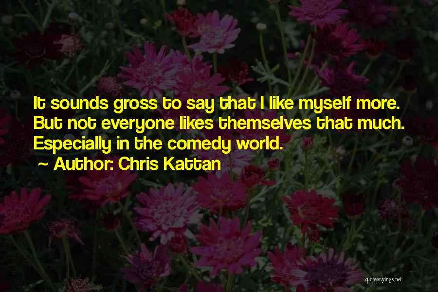 Chris Kattan Quotes: It Sounds Gross To Say That I Like Myself More. But Not Everyone Likes Themselves That Much. Especially In The
