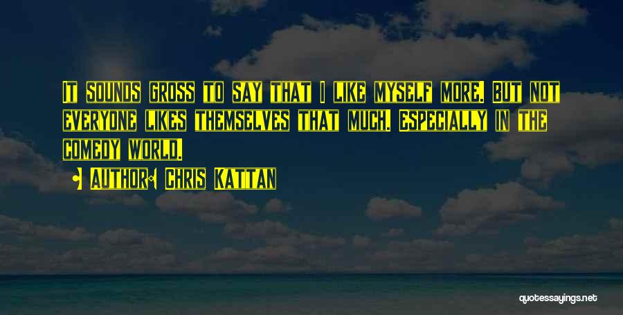 Chris Kattan Quotes: It Sounds Gross To Say That I Like Myself More. But Not Everyone Likes Themselves That Much. Especially In The