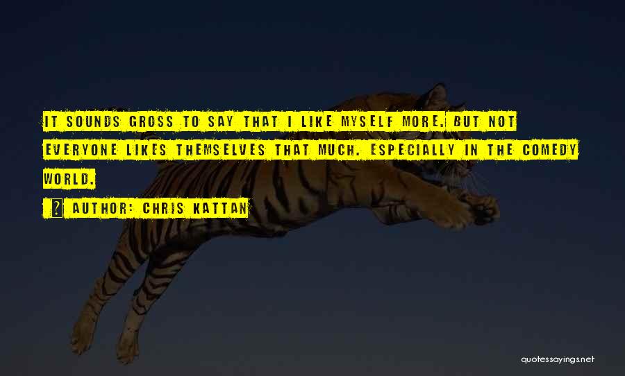 Chris Kattan Quotes: It Sounds Gross To Say That I Like Myself More. But Not Everyone Likes Themselves That Much. Especially In The