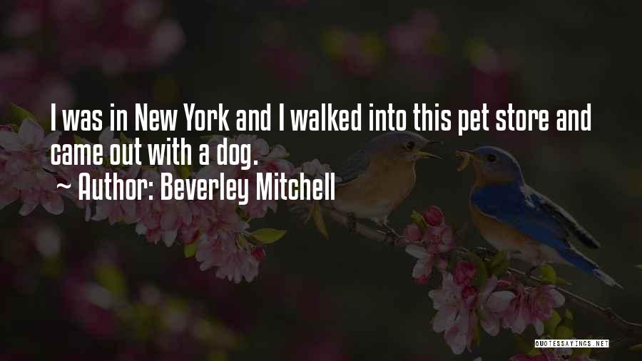 Beverley Mitchell Quotes: I Was In New York And I Walked Into This Pet Store And Came Out With A Dog.