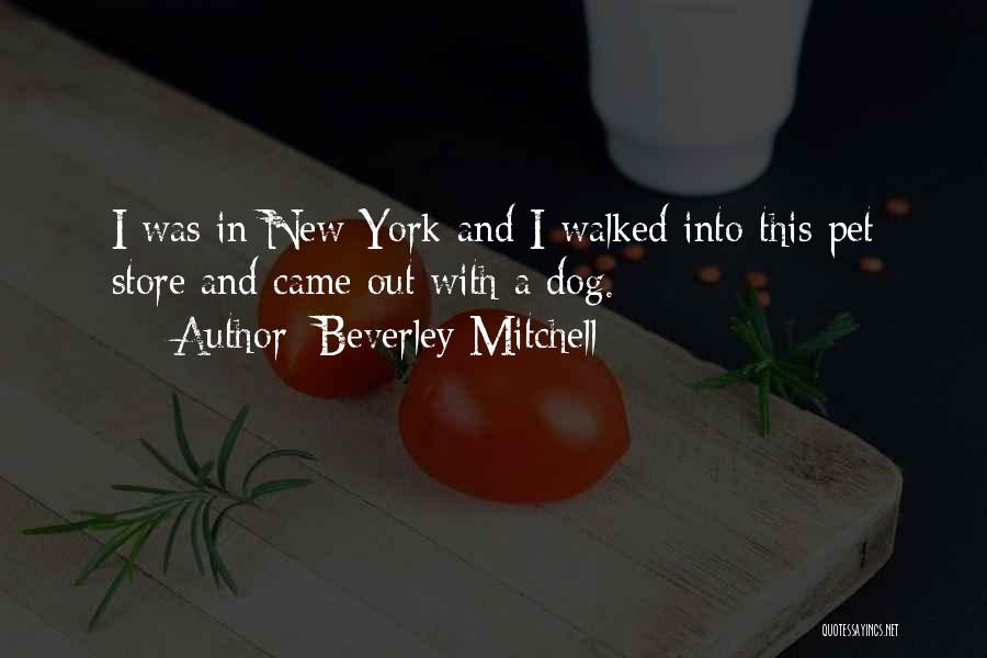 Beverley Mitchell Quotes: I Was In New York And I Walked Into This Pet Store And Came Out With A Dog.