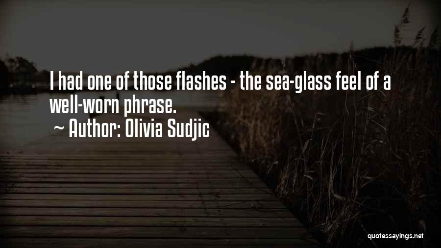 Olivia Sudjic Quotes: I Had One Of Those Flashes - The Sea-glass Feel Of A Well-worn Phrase.