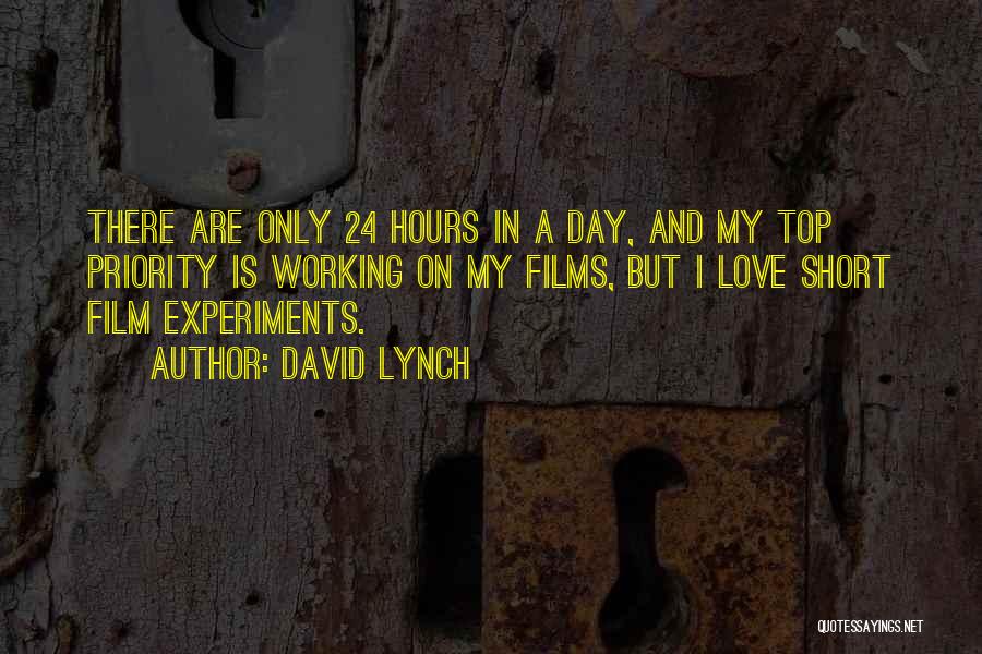 24/7 In Love Quotes By David Lynch