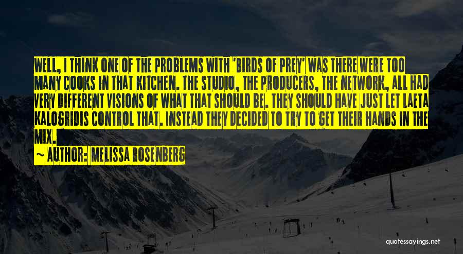 Melissa Rosenberg Quotes: Well, I Think One Of The Problems With 'birds Of Prey' Was There Were Too Many Cooks In That Kitchen.