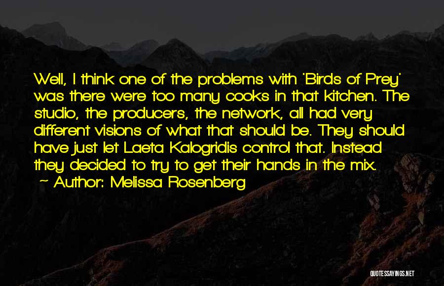 Melissa Rosenberg Quotes: Well, I Think One Of The Problems With 'birds Of Prey' Was There Were Too Many Cooks In That Kitchen.