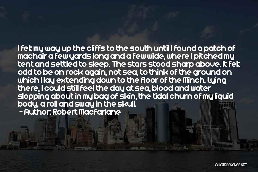 Robert Macfarlane Quotes: I Felt My Way Up The Cliffs To The South Until I Found A Patch Of Machair A Few Yards