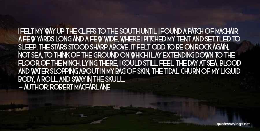 Robert Macfarlane Quotes: I Felt My Way Up The Cliffs To The South Until I Found A Patch Of Machair A Few Yards