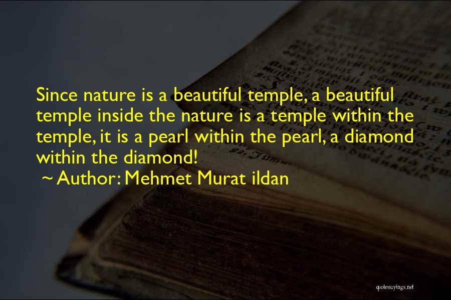 Mehmet Murat Ildan Quotes: Since Nature Is A Beautiful Temple, A Beautiful Temple Inside The Nature Is A Temple Within The Temple, It Is