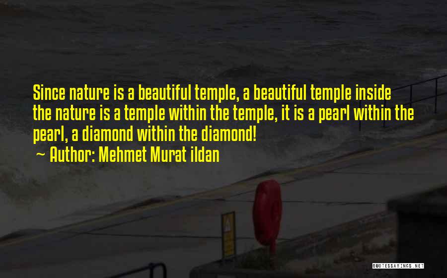 Mehmet Murat Ildan Quotes: Since Nature Is A Beautiful Temple, A Beautiful Temple Inside The Nature Is A Temple Within The Temple, It Is