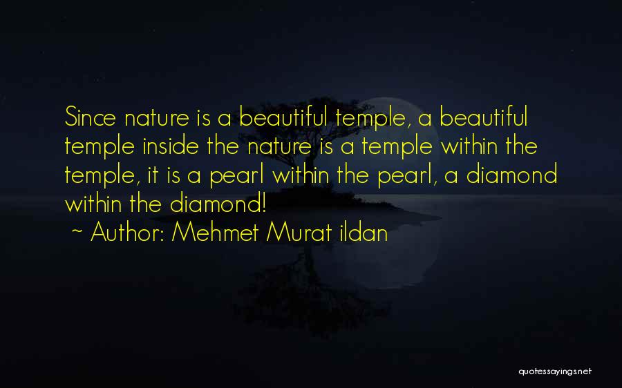 Mehmet Murat Ildan Quotes: Since Nature Is A Beautiful Temple, A Beautiful Temple Inside The Nature Is A Temple Within The Temple, It Is