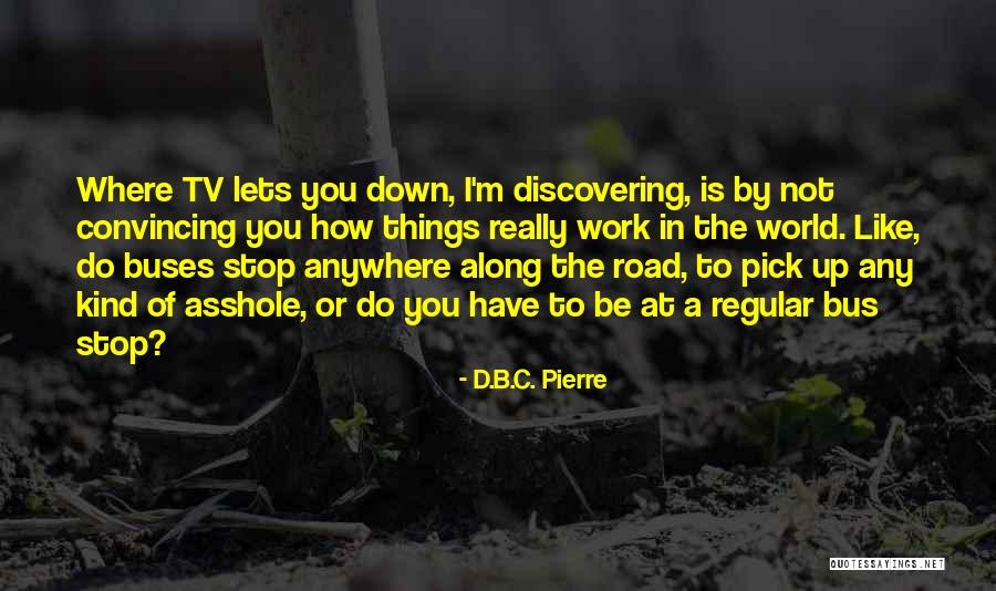 25 Greatest Fat Basterd Quotes By D.B.C. Pierre 25 Greatest Fat Basterd Quotes By D.B.C. Pierre