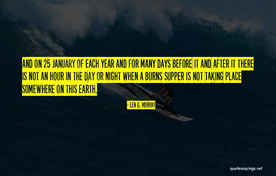 25 January Quotes By Len G. Murray 25 January Quotes By Len G. Murray