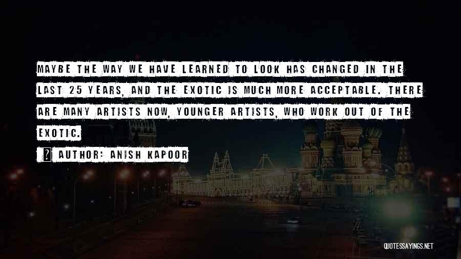 25 Years Quotes By Anish Kapoor